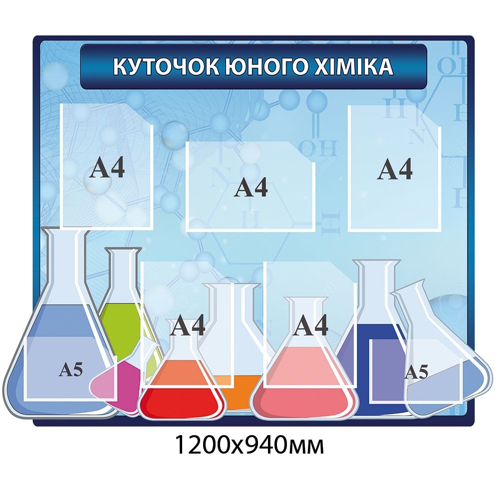 Стенд Уголок юного химика