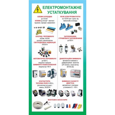 Стенд Электромонтажное оборудование