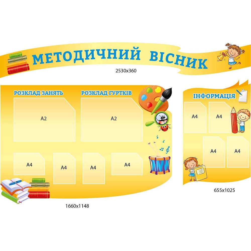 Види інформаційних стендів від виробника