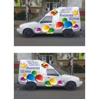 Наружная реклама на автомобиле (в вариантах)