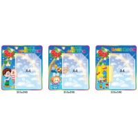 Комплект стендов Кроватки, Полотенечка, Шкафчики Калинка