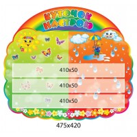 Стенд Уголок настроения цветной