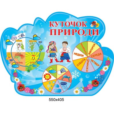 Уголок природы стенд оборудован стрелками