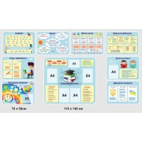 Набор стендов для початкової школи (светлые тона)