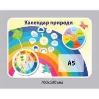 Стенд Календарь природы (карман А5)