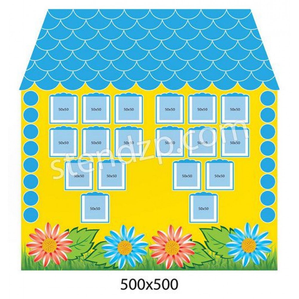 Стенд в формі будиночку