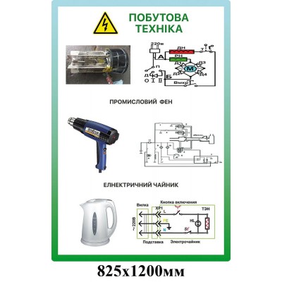 Стенд Бытовая техника (темный зеленый)