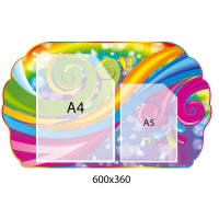 Стенд Информационный Радуга (2 кармана)