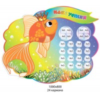 Стенд Уголок самооценки Золотая рыбка