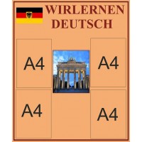 Стенд в кабінет німецької мови