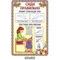 Стенд Пиши правильно (бежевый)