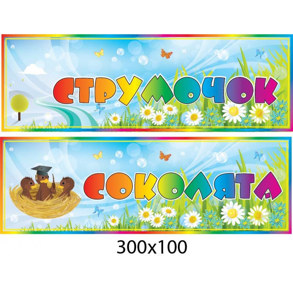 Таблички на дверь Соколята