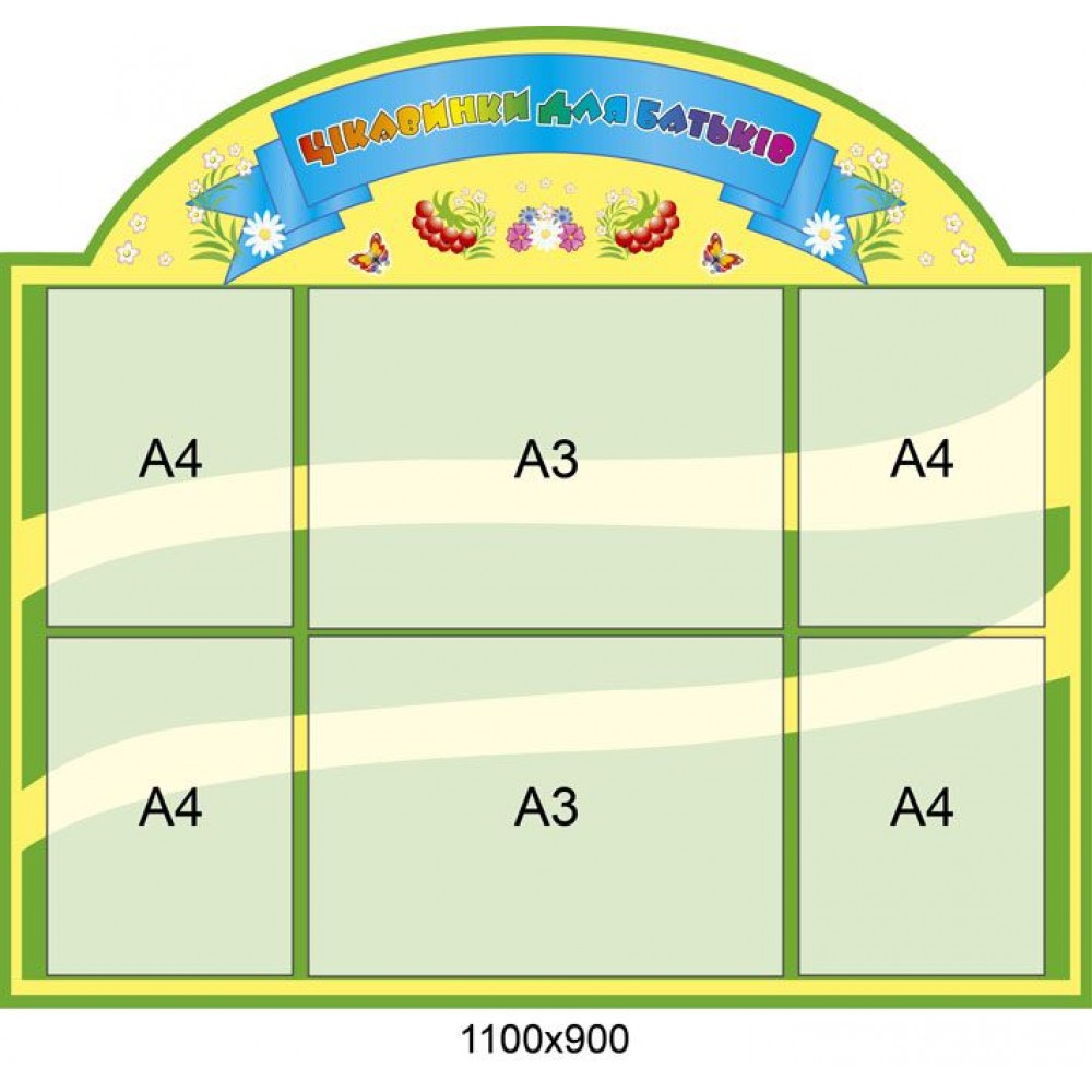 Види інформаційних стендів від виробника