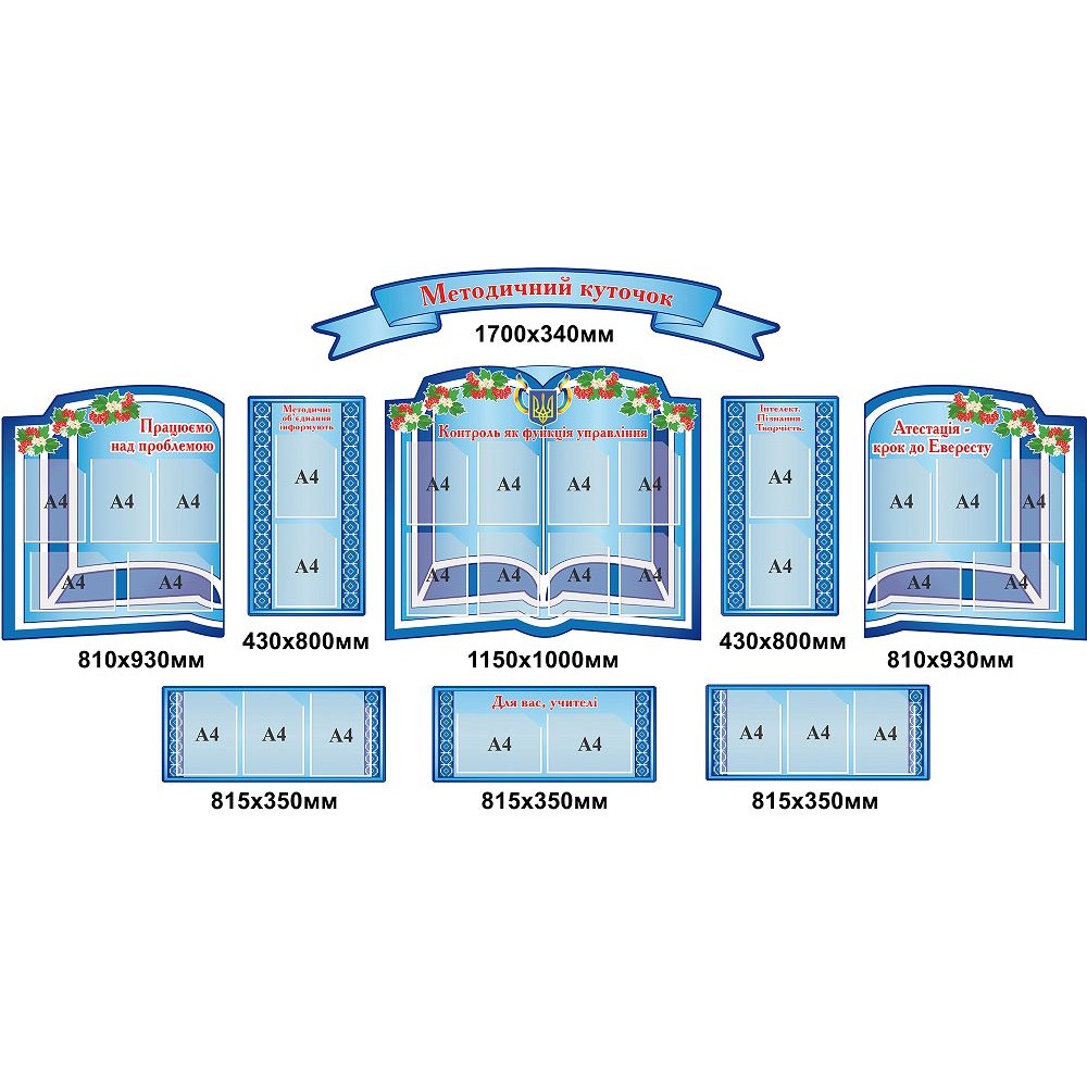 Стенд Визитка школы Методический уголок