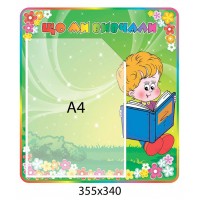 Стенд Что мы изучали Мальчик