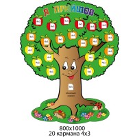 Стенд Я пришел Яблонька и ежик