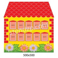 Стенд Будиночок (червоний)