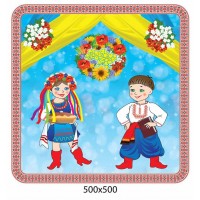 Стенд Украинский уголок (голубой)