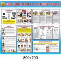 Стенд Гражданская защита в современных условиях