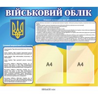 Военный учет на предприятии информационный стенд
