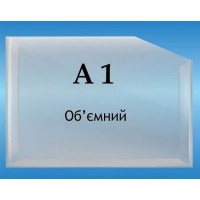 Карман объемный формат А1 горизонтальный глубина 2см.