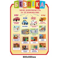 Стенд Безопасность (бежевый фон)