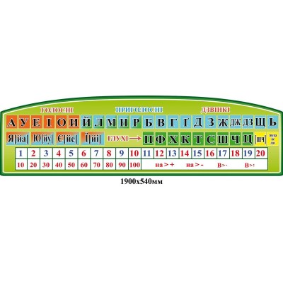 Стенд лента звуков зеленый цвет