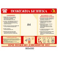 Стенд Пожарная безопасность Детский сад