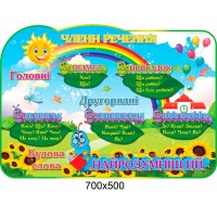 Стенд Члены предложения Поляна