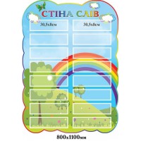 Стенд з кишенями Стіна слів