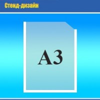 Карман вертикальный А3  толщина 0.4 мм(310х435 мм)