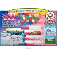 Стенд Соединённые Штаты Америки на английском языке