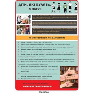 Стенд почему дети булят 