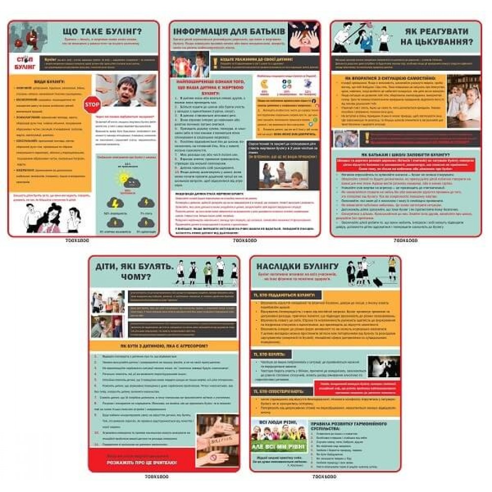 Набор стендов "STOP буллинг"