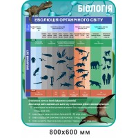 Стенд Эволюция органического мира (голубой)