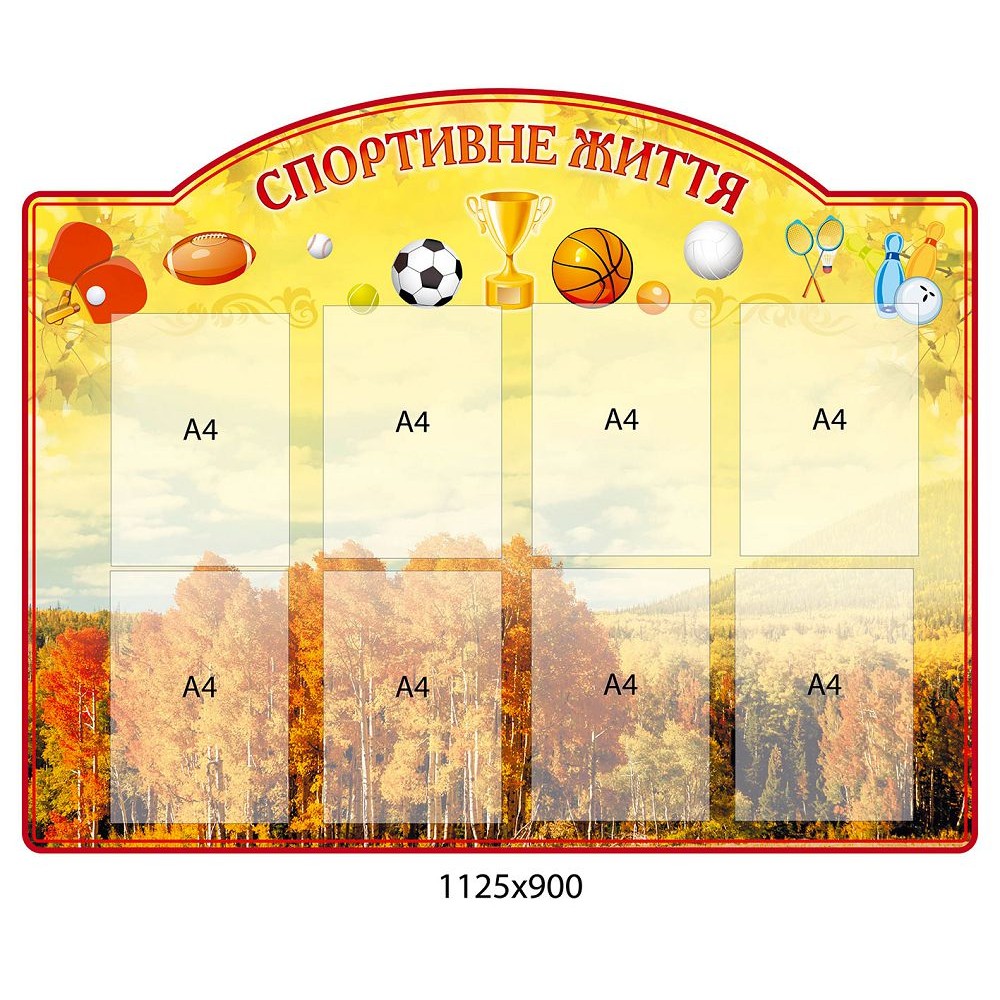 Стенд Спортивная жизнь Инвентарь