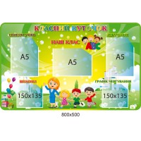 стенд Классный уголок Наш класс
