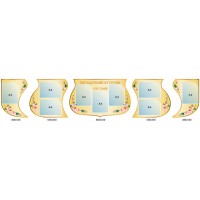 Комплект стендов Методический уголок, аттестация (бежевый цвет)