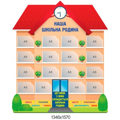 Стенд Наша шкільна родина 