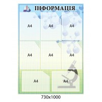 Стенд Информационный для кабинета химии